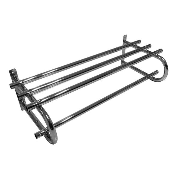 Coat Rack With Chrome Finish Ea