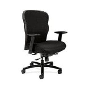 Basyx Mesh Big & Tall Chair 41.5 in x 29.5 in x 25.625 in Black Ea
