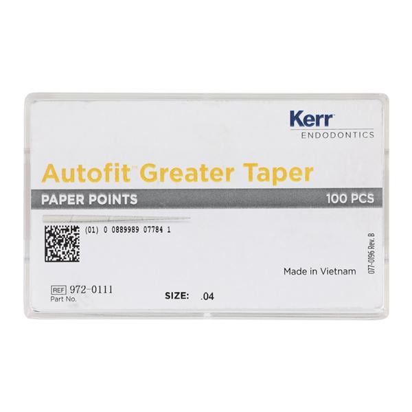 Autofit Paper Points 0.04 100/Pk