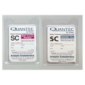 Quantec SC Axxess Rotary File 21 mm Size 20 Yellow 0.02 5/Pk