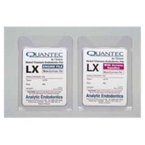 Quantec LX Axxess Rotary File 25 mm Size 25 Stainless Steel Purple 0.06 5/Pk