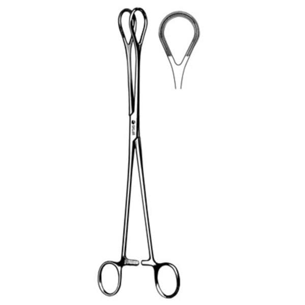 Grasping Forcep Straight 10" Ea