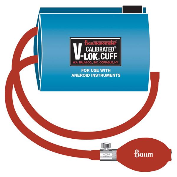 Calibrated V-Lok Large Adult Cuff Arm Reusable Blood Pressure Cuff