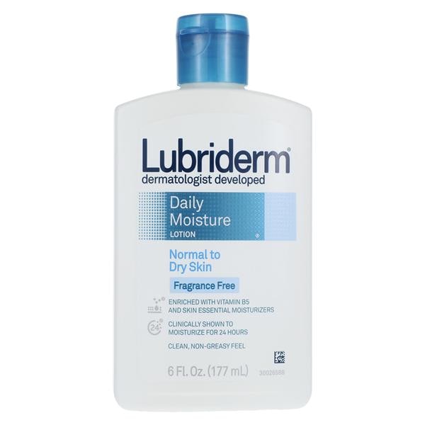 Lubriderm Daily Moisturizing Lotion 6oz Fragrance Free Body 6oz/Bt, 12 BT/CA