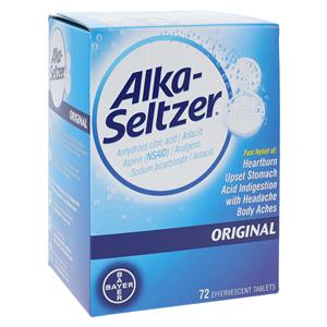 Alka-Seltzer Antacid Tablets 325mg Original 72/Bx