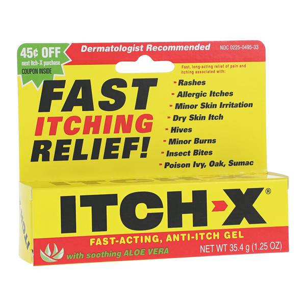Itch X Anti-Itch Gel Tube 1.25ozEa