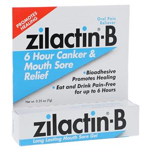 Zilactin-B Canker Sore Gel Tube .25oz/Tb
