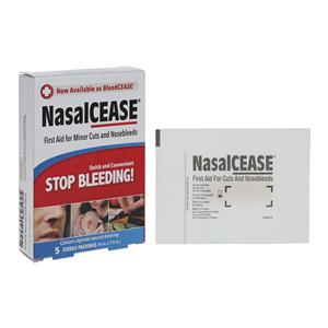 Nasalcease Nosebleed Kit First Aid 5/Bx