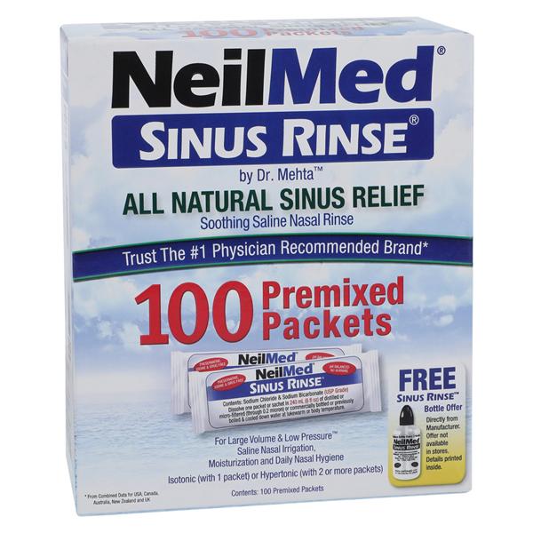 Neilmed Nasal Wash Solution Refill 100/Pk