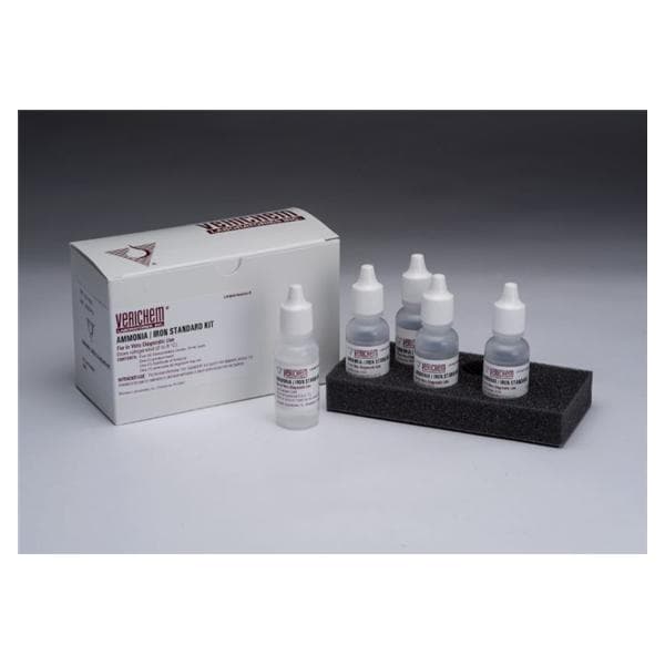 Ammonia/Iron Standard Kit For Calibration Verification 5x15mL Ea