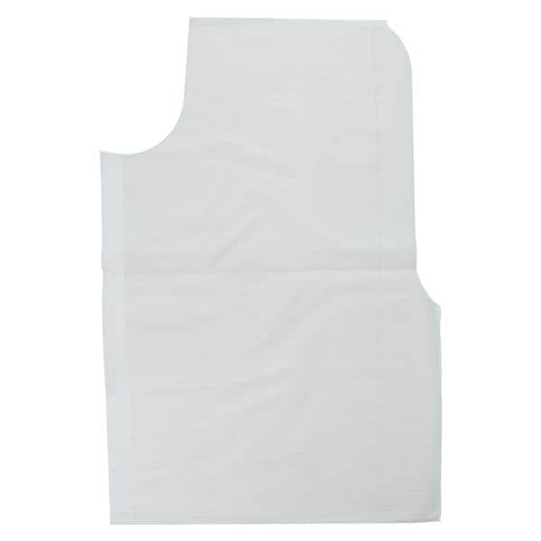 Apex Exam Cape 30 in x 21 in White Disposable 100/Ca