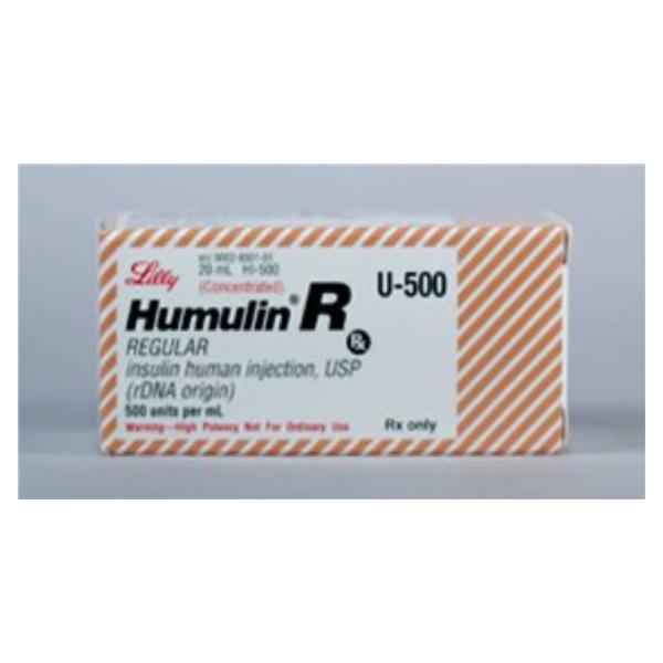 Humulin R Injection 500U/mL MDV 20mL/Vl
