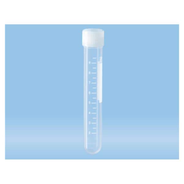 Test Tube Polypropylene 10mL 92x15.3mm Non-Sterile 500/Ca