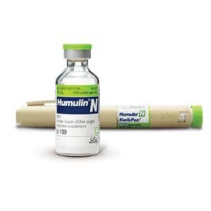 Humulin N Insulin Injection 100u/mL 10mL/Vl
