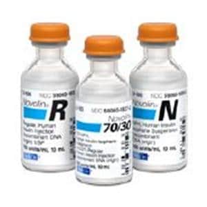 Novolin R Insulin Injection 100u/mL MDV 10mL/Vl