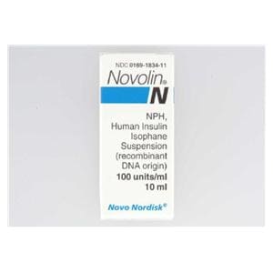 Novolin Insulin Injection 100u/mL MDV 10mL/Vl