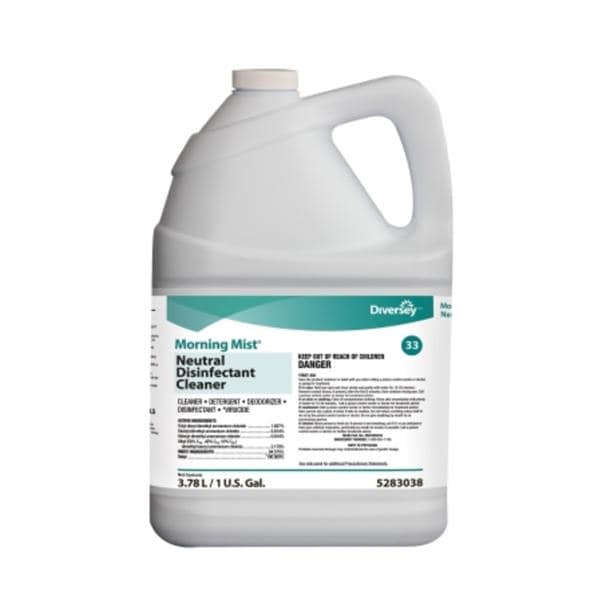 Neutral Disinfectant Surface Morning Mist Jar Fresh Scent 1 Gallon 4/Ca