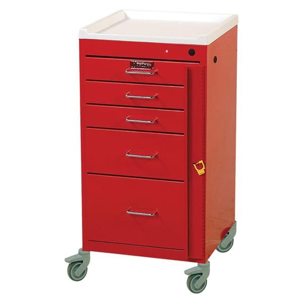 Mini Line Crash Cart 34x18" (5) Drawer