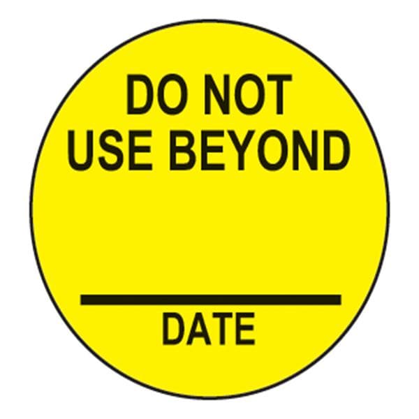 Do Not Use Beyond Labels 1000/Pk