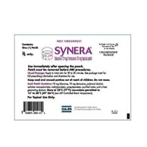 Synera Lidocaine Topical Patch 70mg Box 10/Bx
