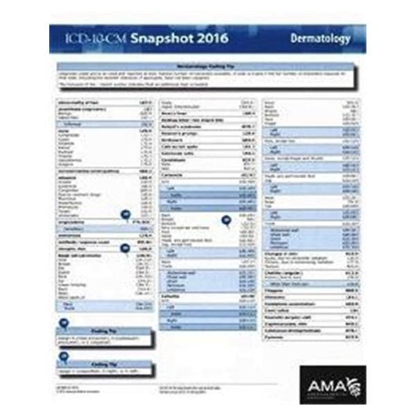 2016 Internal Medicine Instructional Card Ea