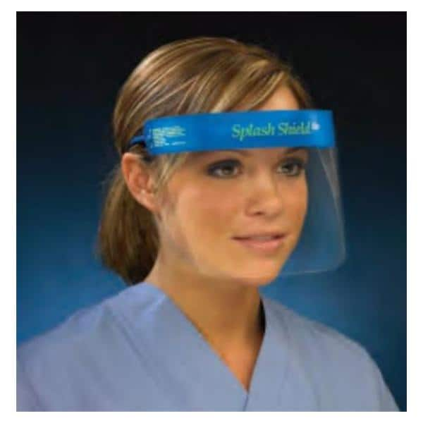 Face Shield Only Clear Disposable 200/Ca