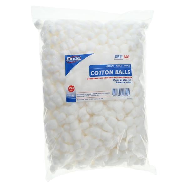 Dry Tips Cotton Ball Non Sterile Medium 4000/Ca