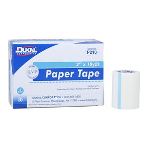 Surgical Tape Paper 2"x10yd White Non-Sterile 12Bx/Ca