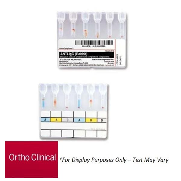 MTS Custom Anti-A Murine Monoclonal Reagent Card 20/Bx