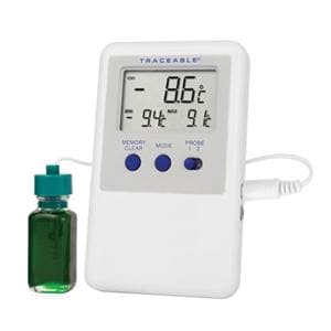 Traceable Ultra Refrigerator/Freezer Thermometer ABS Plastic -50 to 70°C Ea