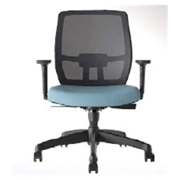 Mesh Chair Wander Series with Arms Black Ea