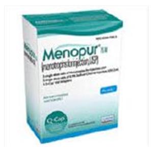 Menopur Injection 75IU Powder Vial 5/Bx