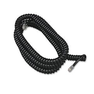 Softalk Phone Coil Cord 25' Black Ea