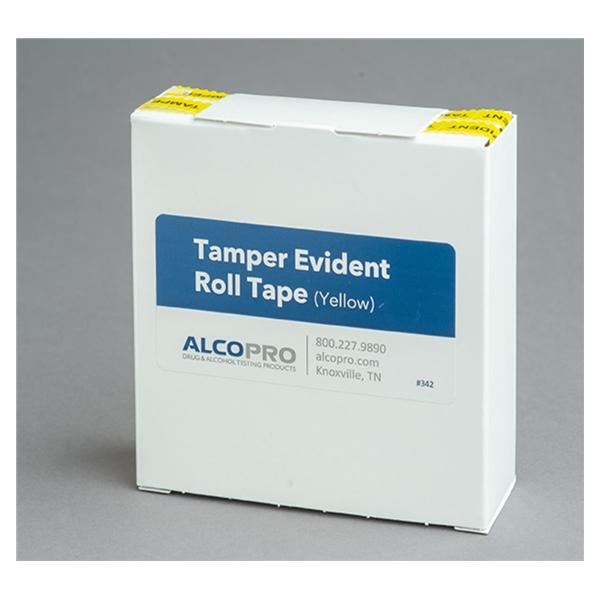 Tamper Evident Tape Yellow 3x1/4" 2/Bx