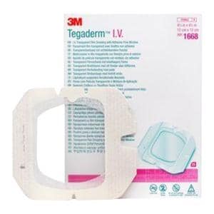 Tegaderm Film IV Dressing 4.75x4.75" Sterile Adhesive Free Transparent LF