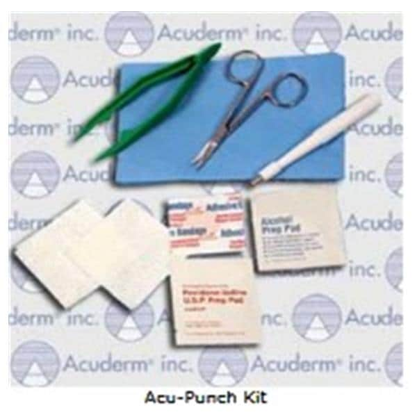 Acu-Punch PK420Plus Dermal Biopsy Punch 4mm Stainless Steel Blade Strl Dsp 20/Bx