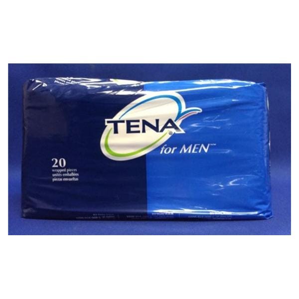Tena Incontinence Pad Male 9.9" Light-Moderate White 120/Ca