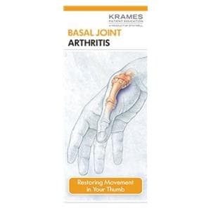 Basal Joint Arthritis Educational Brochure 50/Pk