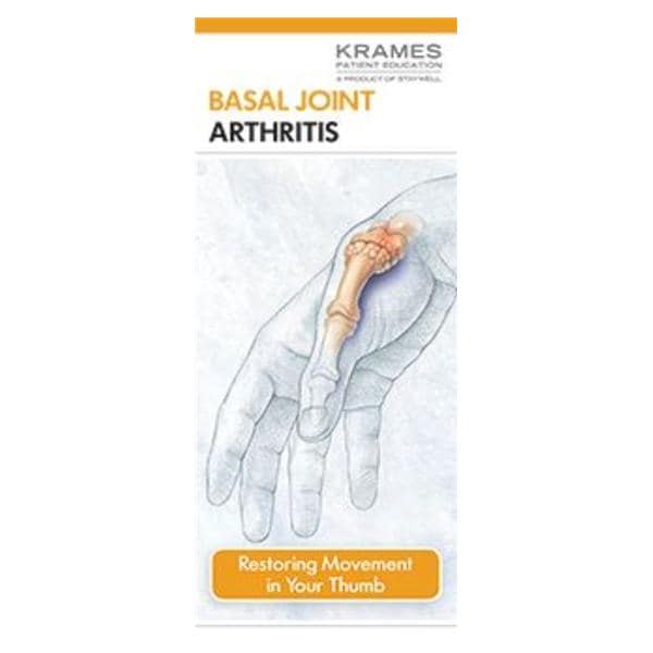 Basal Joint Arthritis Educational Brochure 50/Pk