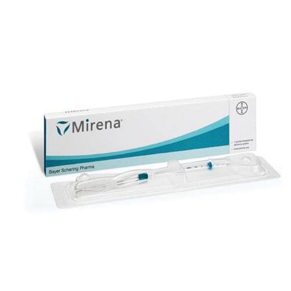 Mirena Intrauterine System 52mg Carton Each