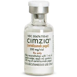 Cimzia Injection 200mg SDV 1mL 2/Pk