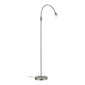 Adesso Prospect LED Floor Lamp 56 in Satin Shade Satin Base Ea