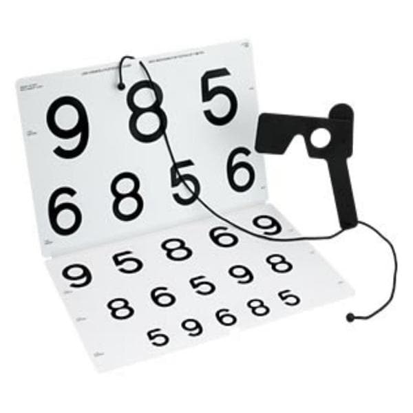 LEA Numbers 16x21-1/2" Vision Rehabilitation Chart Ea