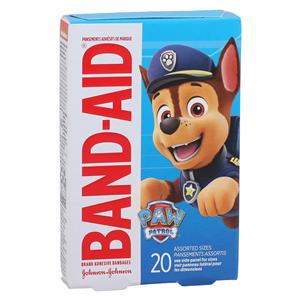 Band-Aid Strip Bandage Fabric 3/4x3" Paw Patrol 20/Bx
