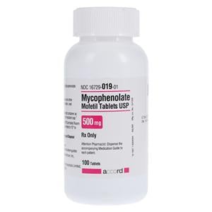 Mycophenolate Mofetil Tablets 500mg Bottle 100/Bottle