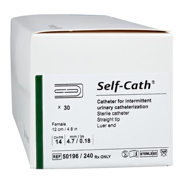 Catheter Intermittent Self-Cath 14Fr Straight Tip PVC 6" 30/Bx