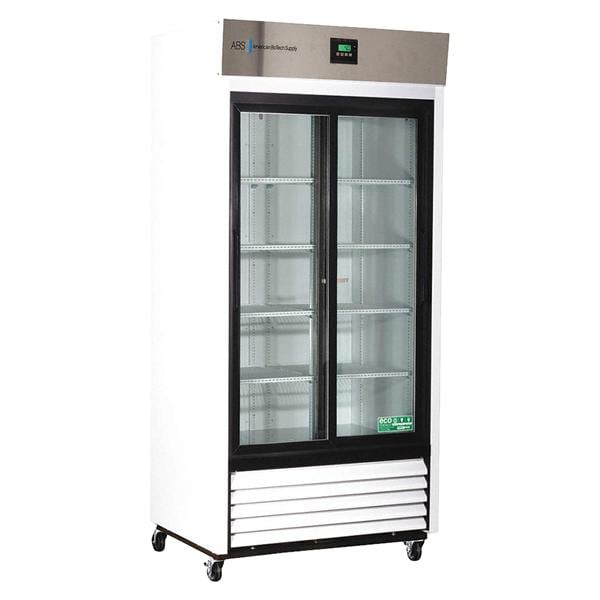 Premier Laboratory Refrigerator 33 Cu Ft 2 Glass Doors 1 to 10C Ea