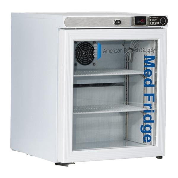 Premier MedFridge Laboratory Refrigerator 1 Cu Ft Glass Door 2 to 8C Ea