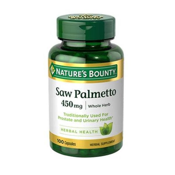 Saw Palmetto Adult Supplement Capsules 450mg 100/Bt