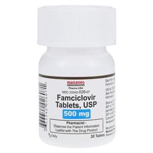 Famciclovir Tablets 500mg Bottle 30/Bt
